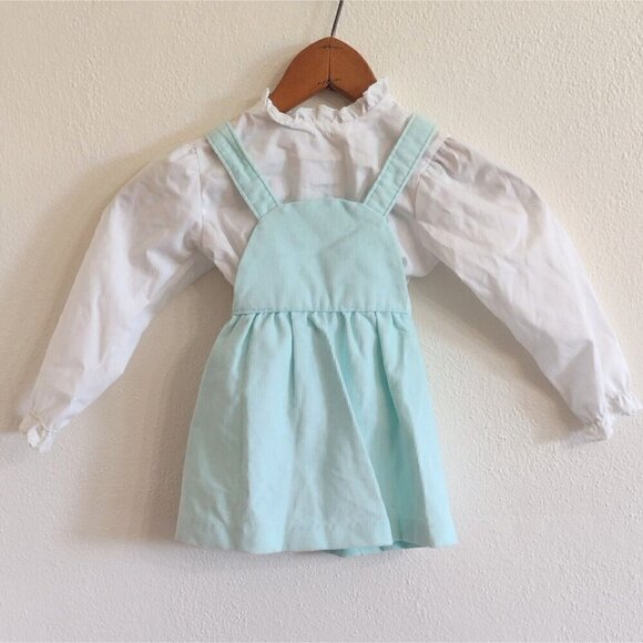 Carter's Other - Vintage Carters Corduroy Jumper Dress & White Blouse Shirt Outfit Girls 24M